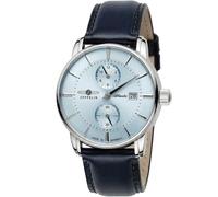 Zeppelin 84263 Atlantic Automatico Regulator 42mm 5ATM Unisex Blu Argento