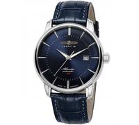 Zeppelin 84603 Atlantic Automatico 40mm 5ATM Unisex Blu Argento Cinturino in ...