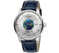 Zeppelin 84681 Orologio da polso Atlantic Automatico GMT 43mm Unisex Argento ...