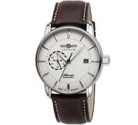 Orologio Zeppelin Z84705 Automatico quadrante beige Pelle Abito da uomo