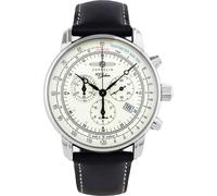 Zeppelin 8680-3 Alarm Cronografo 100 anni Orologio Uomo 43mm 5ATM