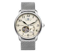 Zeppelin LZ 127 Graf Acciaio Inossidabile Cuore Aperto 7666M5 50M Orologio Uomo