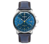 ZEPPELIN Cronografo Da Uomo 100 Anni Méditerranée Blu Chrono 9670-3