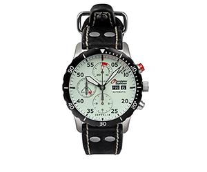 Zeppelin eurofighter orologio Uomo Analogico Automatico con cinturino in Pelle di vitello 7218-5