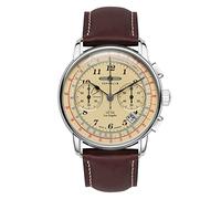 Zeppelin Orologio Cronografo da Uomo Orologio da Polso Lz 126 Pelle 7614-5