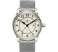 Zeppelin LZ127 Graf GMT Quadrante Beige Al Quarzo 7642M5 50M Orologio da Uomo
