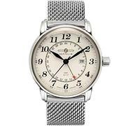 Zeppelin LZ127 Graf GMT Quadrante Beige Al Quarzo 7642M5 50M Orologio da Uomo