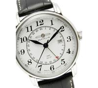 Zeppelin Count orologio Uomo Analogico Al quarzo con cinturino in Pelle di vitello 7642-1