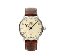 Zeppelin LZ129 Hindenburg Orologio Da Pilota 8042-5 Con Cinturino In Pelle 40 Mm