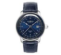 Zeppelin LZ 126 Los Angeles GMT Quadrante Blu Automatico 76683 50M Orologio Uomo