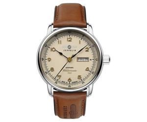 Zeppelin Méditerranée 1921 Automatico Con Giorno E Data (40 Mm) 9664-5 Orologi