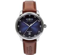 Zeppelin New Captains Line Cinturino in Pelle Automatico 86523 50M Orologio Uomo