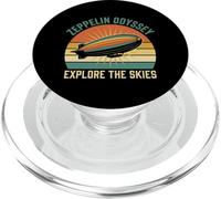Zeppelin Odyssey Esplora i cieli Retro 70s Tramonto PopSockets PopGrip per MagSafe