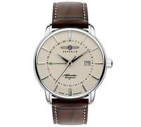 Zeppelin Orologio da Uomo Atlantic 84425 Quarzo Quadrante beige Cinturino in pelle