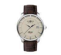 Zeppelin Orologio da uomo serie Atlantic automatico 5 ATM con cinturino in pelle effetto coccodrillo 8460