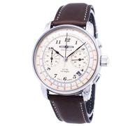 Zeppelin Orologio Cronografo da Uomo Orologio da Polso Lz 126 Pelle 7614-5