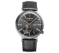 Zeppelin Watch 7135-2, Quadrante - grigio, cinturino - marrone, Classico