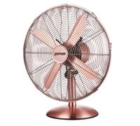 Zeprir PFV40BR Ventilatore da Tavolo Retrò 45W Pala 40 cm Colore Bronzo