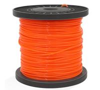 Zeqeey 2,4 mm x 100 m Strimmer Line Round Wire Cord Trimmer Nylon String for Garden Erba Strimmer & Trimmer Elettrici, 0,2 cm Arancione I24X