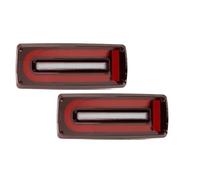 ZEQIMWL Per M&ercedes Per B&enz Per W463 Classe G G500 G550 G55 G63 AMG 1990-2018 Auto Luci Posteriori Guida Freno Retromarcia Lampada Segnale Di Svolta fanali posteriori dell'auto(Red Lens)