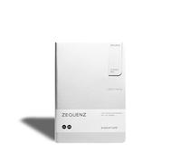 Zequenz Classic 360 Signature Serie, formato A5, grande, bianco, nudo, copertina morbida, taccuino, rilegato, 14,6 x 21 cm, 140 fogli, 100 g/m², facile da riempire, minimalista, ufficio, uso