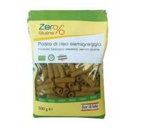 Fior di Loto Zero% Glutine - Rigatoni di Riso Semigreggio Senza Glutine, 500g