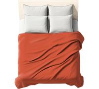 Zer0Bed Lenzuolo Sopra Matrimoniale Maxi Corallo Bali