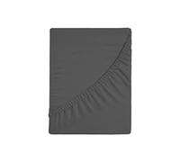 Zer0bed, Lenzuolo Sotto con Angoli Piazza e Mezza Tinta Unita 100% Cotone ANGOLO MAXI 30CM, 1 Piazza e Mezza, Grafite, 130x200