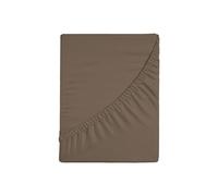 Zer0bed, Lenzuolo Sotto con Angoli Piazza e Mezza Tinta Unita 100% Cotone ANGOLO MAXI 30CM, 1 Piazza e Mezza, Moro, 130x200
