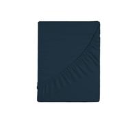 Zer0bed, Lenzuolo Sotto con Angoli Singolo Tinta Unita 100% Cotone ANGOLO MAXI 30CM, 1 Piazza, Blu, 90x200