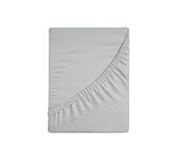 Zer0bed, Lenzuolo Sotto con Angoli Singolo Tinta Unita 100% Cotone ANGOLO MAXI 30CM, 1 Piazza, Grigio, 90x200