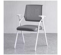 ZERAPH Grigio una poltrona pieghevole con sedia da ufficio ergonomico schienale per il personale di incontro e formazione della sala conferenze