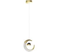 ZERAPH Lampada a Sospensione postmoderna Moderna Stella Luna Lampada a Sospensione Decorativa Luce d'atmosfera Notte Lampada a Sospensione per Festa di Natale Compleanno Wfestival Ragazza Bambino