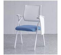 ZERAPH Sedia da ufficio ergonomica con bracciolo pieghevole e schienale per la sala di allenamento della sala conferenze Sgabello del personale blu con tabellone