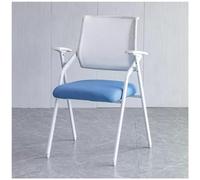 ZERAPH Sedia da ufficio pieghevole blu con schienale e sedia da scrivania ergonomica per braccioli per il personale di addestramento delle riunioni della sala conferenze per l'uso dell'ufficio