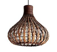 ZERAPH Sud-EST Asiatico Rattan Aglio Sala da Pranzo Lampade a Sospensione a soffitto Sala Studio Fatta a Mano Ristorante Parlor Lampadari a Sospensione a Cipolla Buono