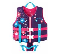 Zeraty Gilet da Nuoto per Bambini Giacca Galleggiante con Cinghie di Sicurezza Regolabili età 1-9 Anni / 22-50 lbs
