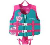Zeraty Gilet da Nuoto per Bambini Giacca Galleggiante con Cinghie di Sicurezza Regolabili età 1-9 Anni / 22-50 lbs