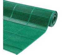 Zerbinetto Impermeabile, Antiscivolo e Multiuso in Gomma per Piscina Spessore 4,5 mm Larghezza 0,9 m per ingressi Interni/Esterni di casa e Ufficio,Verde,0.9x7m