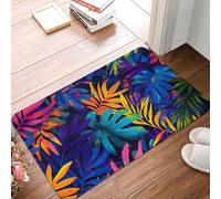 Zerbini Art Colorful Prints Zerbino per Porta Morbido Tappetino Doccia per Camera da Letto Ingresso Vasca da Bagno 40X60 CM
