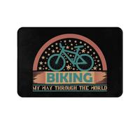 Zerbini Biking My Way Through The World Bicycle Zerbino 40X60CM