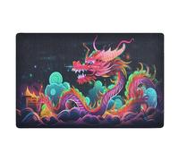 Zerbini Chinese Dragon Tappetino Doccia Decorazione Tappeti Super Assorbente Zerbino per Porta per Cucina Camera da Letto Ingresso 40X60 CM