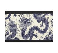 Zerbini Chinese Dragon Tappetino Doccia Decorazione Zerbini per Porta Super Assorbente Zerbino per Porta per Cucina Vasca da Bagno Camera da Letto 40X60 CM