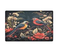 Zerbini Chinese Painting Tappetino Doccia Morbido Zerbini per Porta Super Assorbente Tappeti per Ingresso Vasca da Bagno Corridoio 40X60 CM