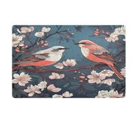 Zerbini Chinese Painting Tappetino Doccia Morbido Zerbino per Porta Super Assorbente Tappeti per Cucina Camera da Letto Corridoio 40X60 CM