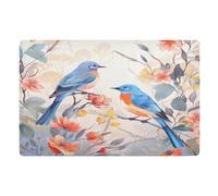 Zerbini Chinese Painting Zerbino per Porta Super Assorbente Tappeti Lavabile in Lavatrice Zerbino per Ingresso Cucina Camera da Letto 40X60 CM