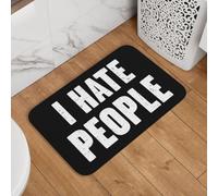 Zerbini Di Benvenuto I Hate People Assorbente Zerbino Ingresso Moderno Tappetino Per Porta Per Ufficio Corridoio Interno 60X40Cm