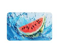 Zerbini Fun Watermelon Water Home Zerbini per Porta Super Assorbente Zerbino per Porta Lavabile in Lavatrice Tappetino Doccia per Ingresso Vasca da Bagno Cucina 40X60 CM