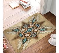 Zerbini Native American Art Medicine Wheel Zerbino Per Porta 40X60CM