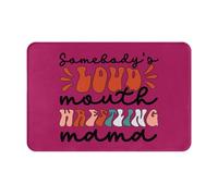 Zerbini Somebody'S Loud Mouth Hrestling Mama Zerbino Per Porta 40X60CM